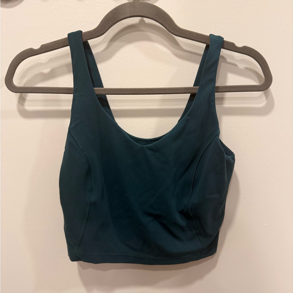 Teal Lululemon Align Tank C/D Cup size 6